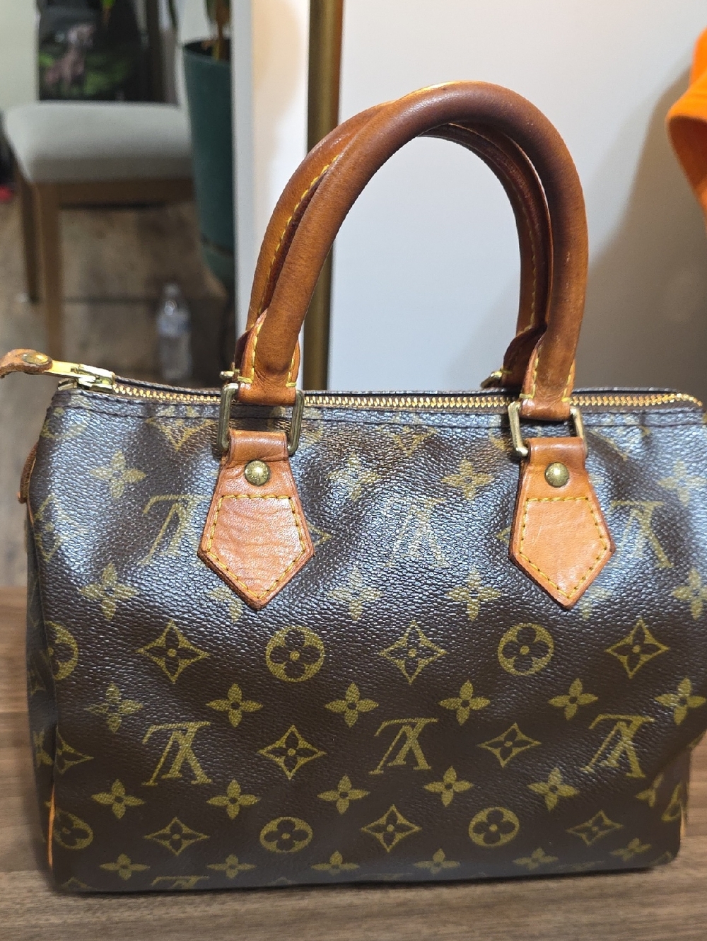 Louis Vuitton Brown Monogram Speedy 25 Purse